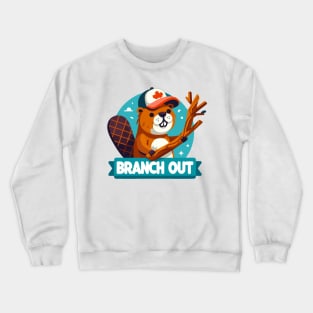 Branch Out: Clever Beaver's Exploration Crewneck Sweatshirt